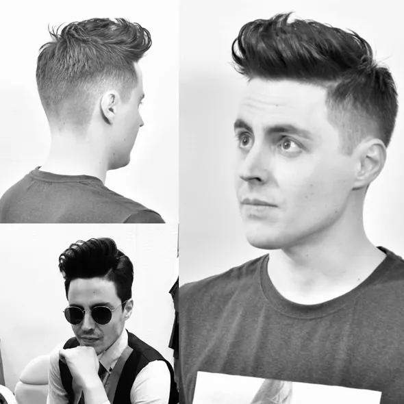 メンズカット＋フェイスケア＋波巻きパーマ