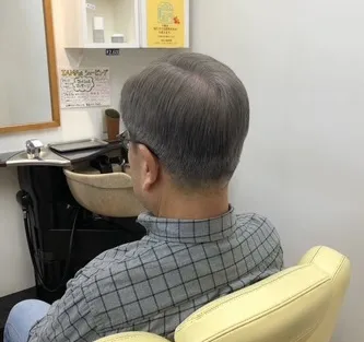 カットコース+白髪ぼかし　