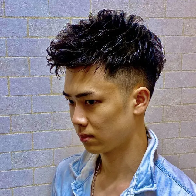 男前シェービング