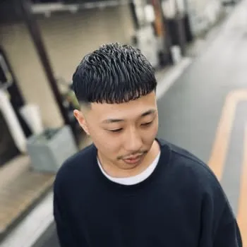 カット+アイロンパーマ（濡れパン）