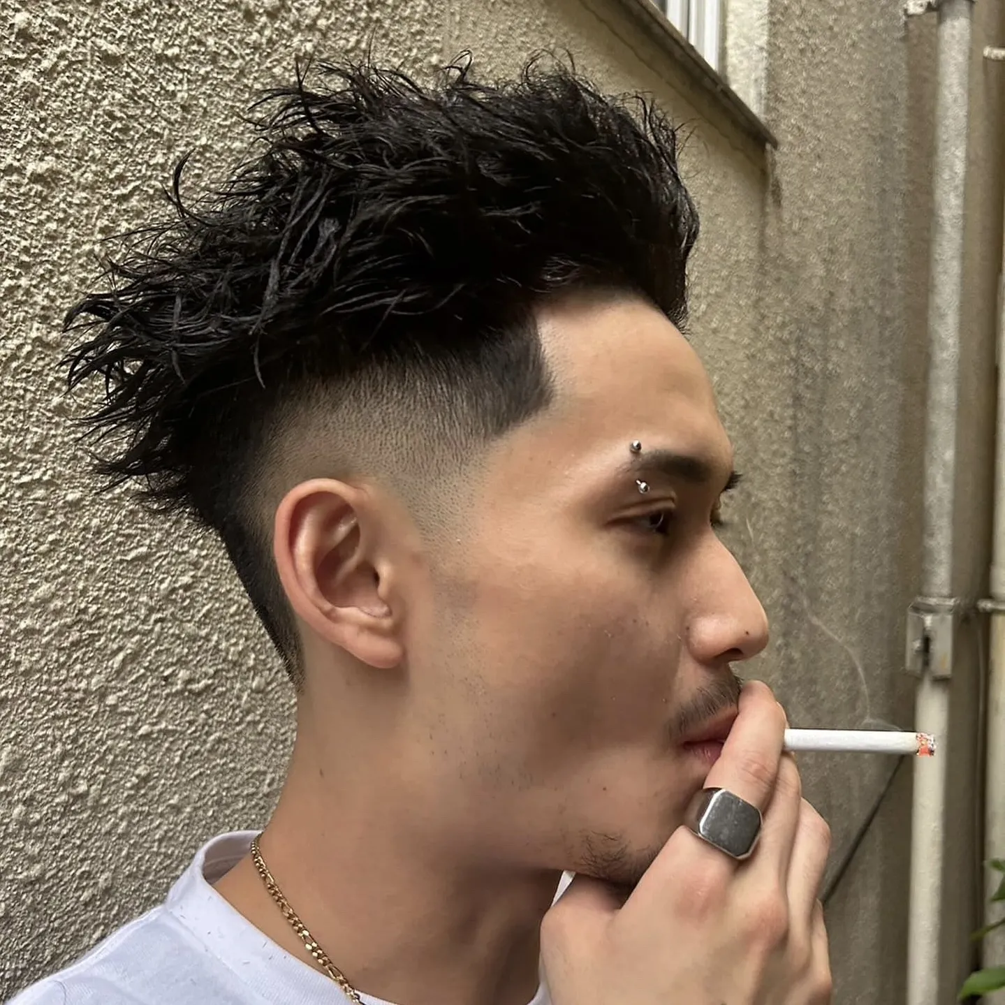 カット&ツイストパーマ　