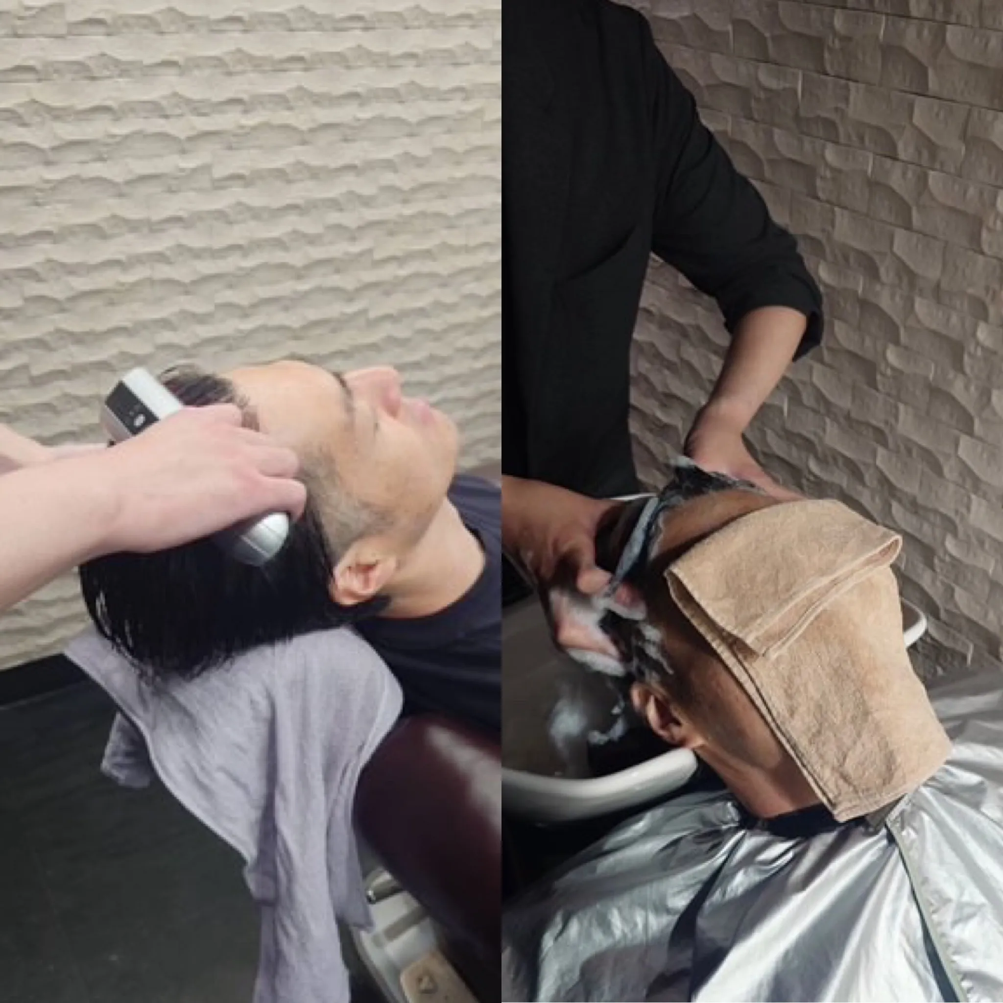 カット＋ヘッドスパ（スタンダード、デラックス、スカルプ）