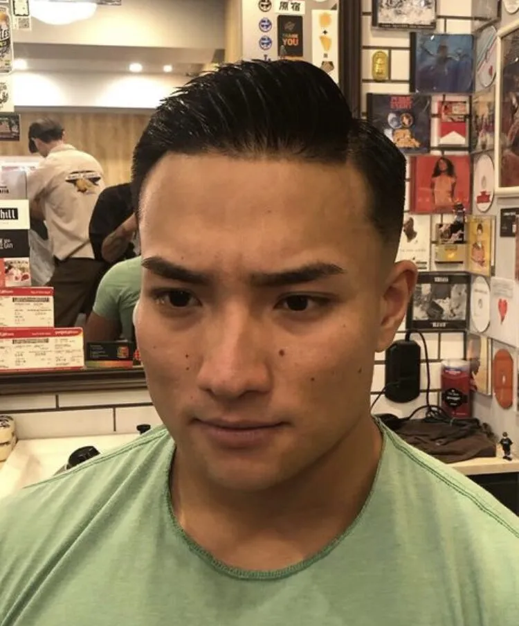 メンズカット＋ルドローカラー（デザイン・ファッション）