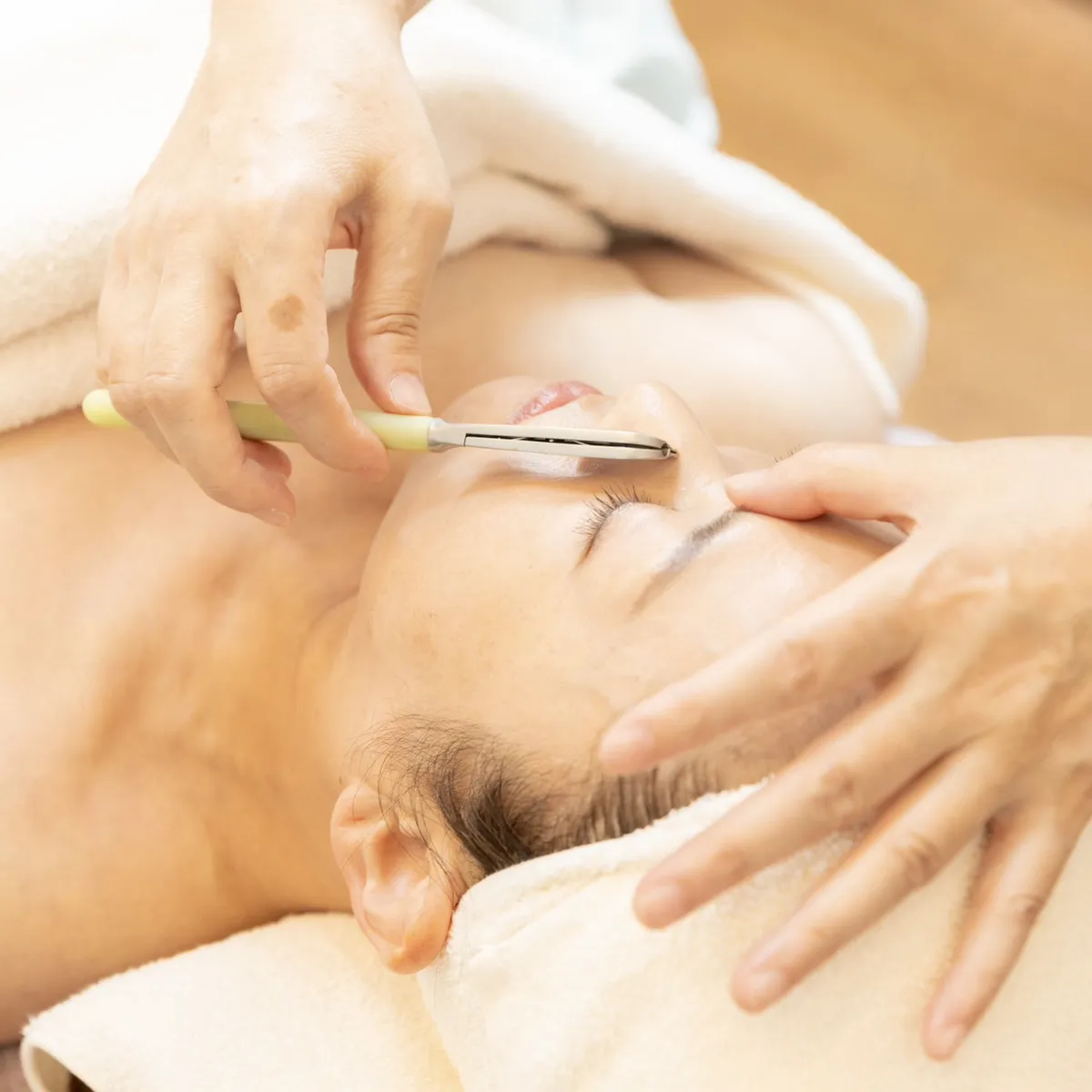 女性のお顔剃り60分　