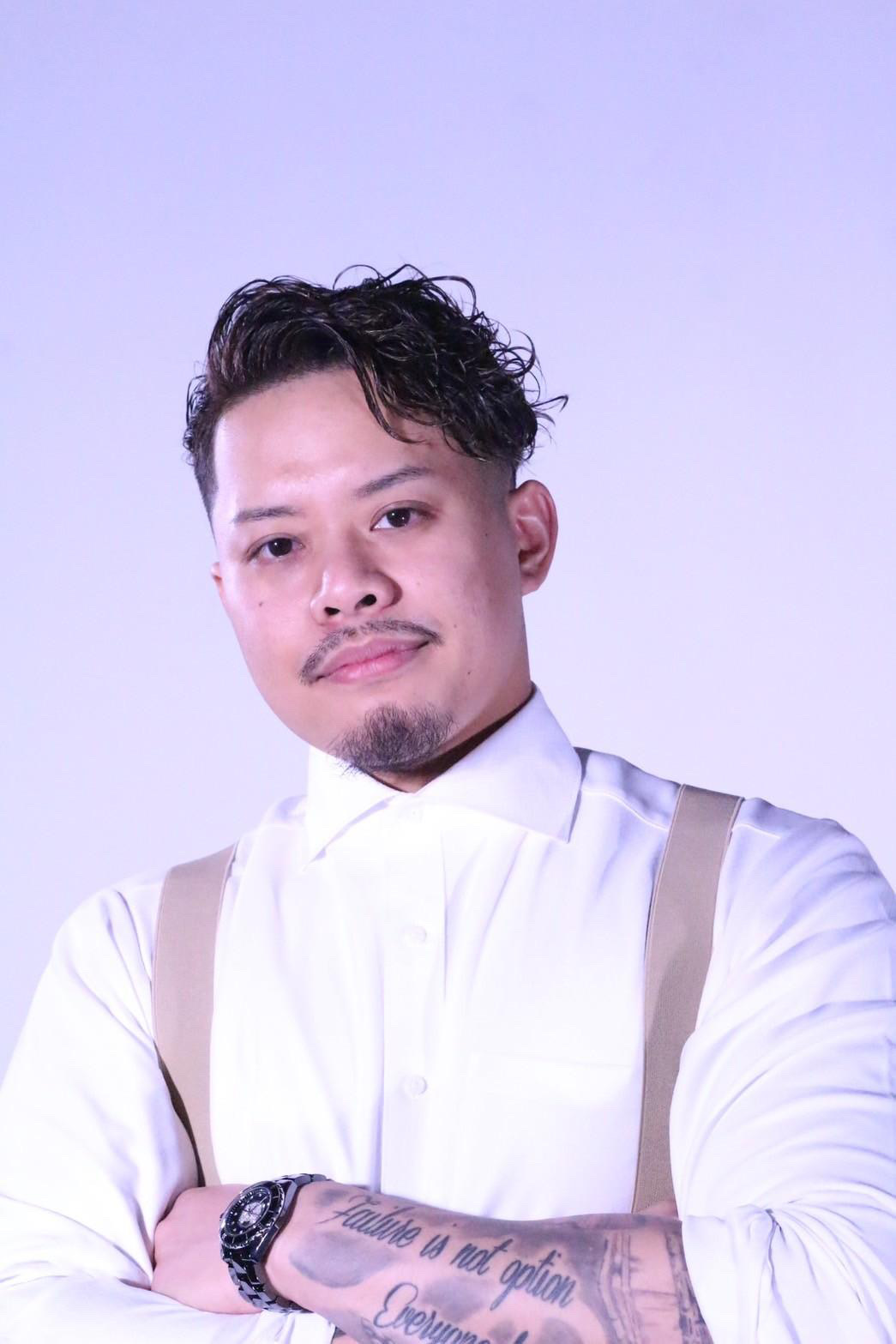 フェードカット+シェービング