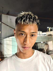 メンズフェードカット+ブリーチ 