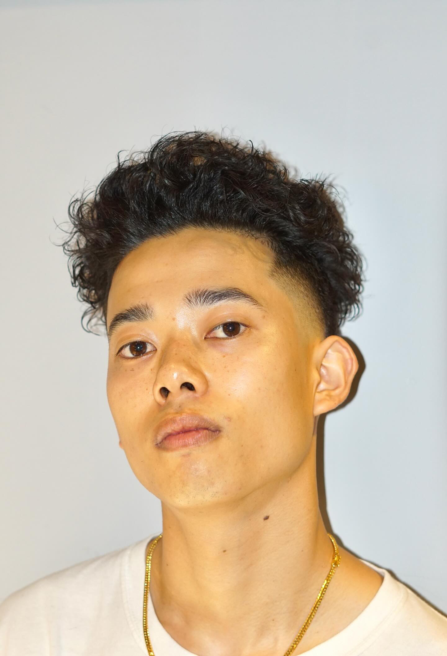 メンズフェードカット+スパイラルパーマ  ¥19,800