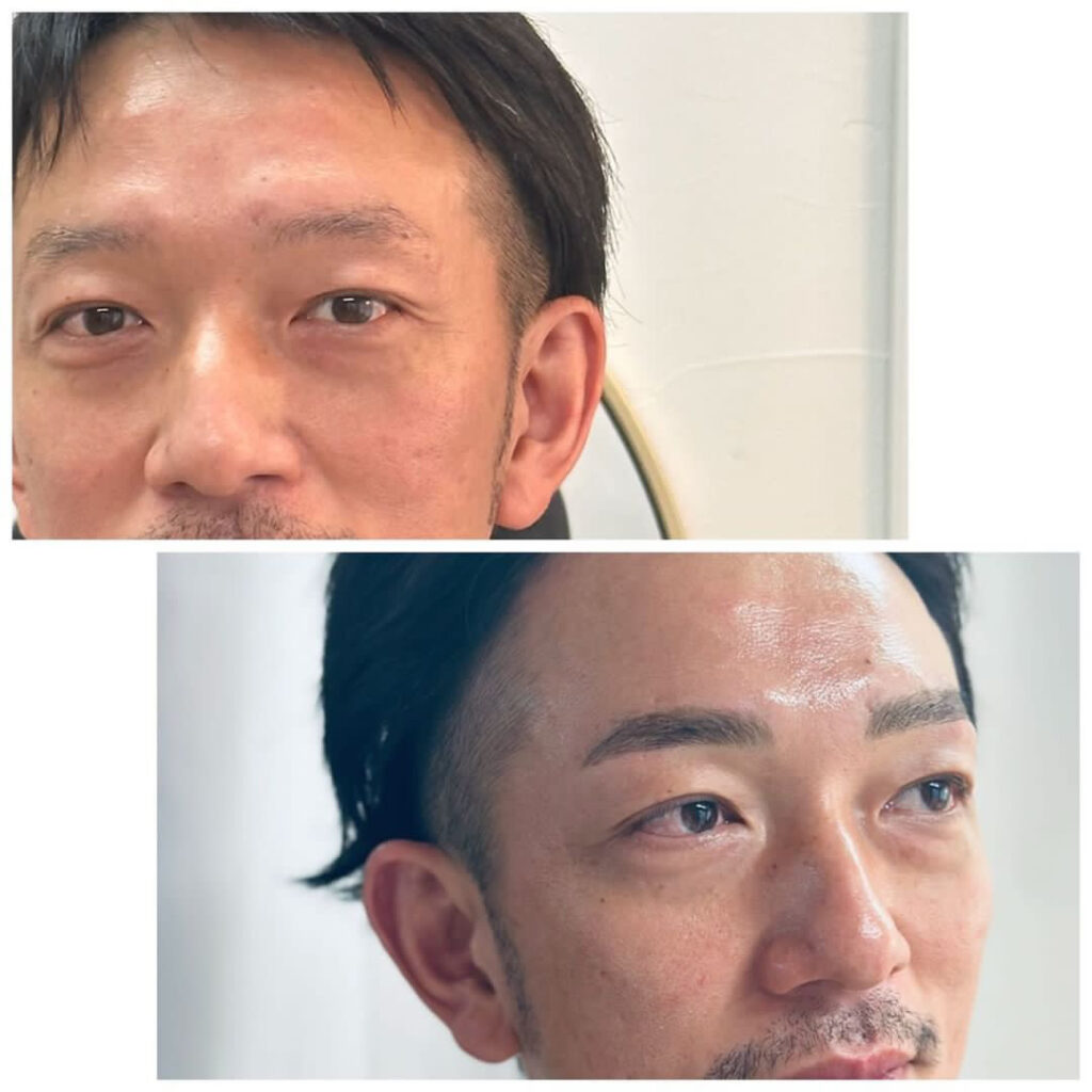 メンズ眉デザインパーマコース
