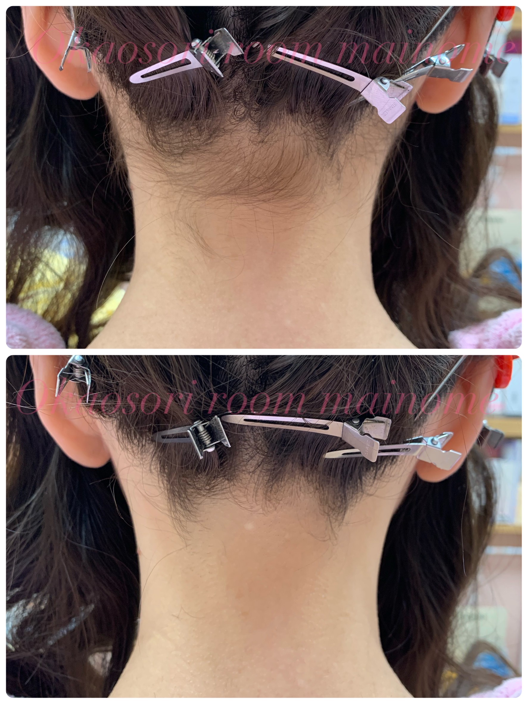 うなじ襟足デザインコース　約45分　