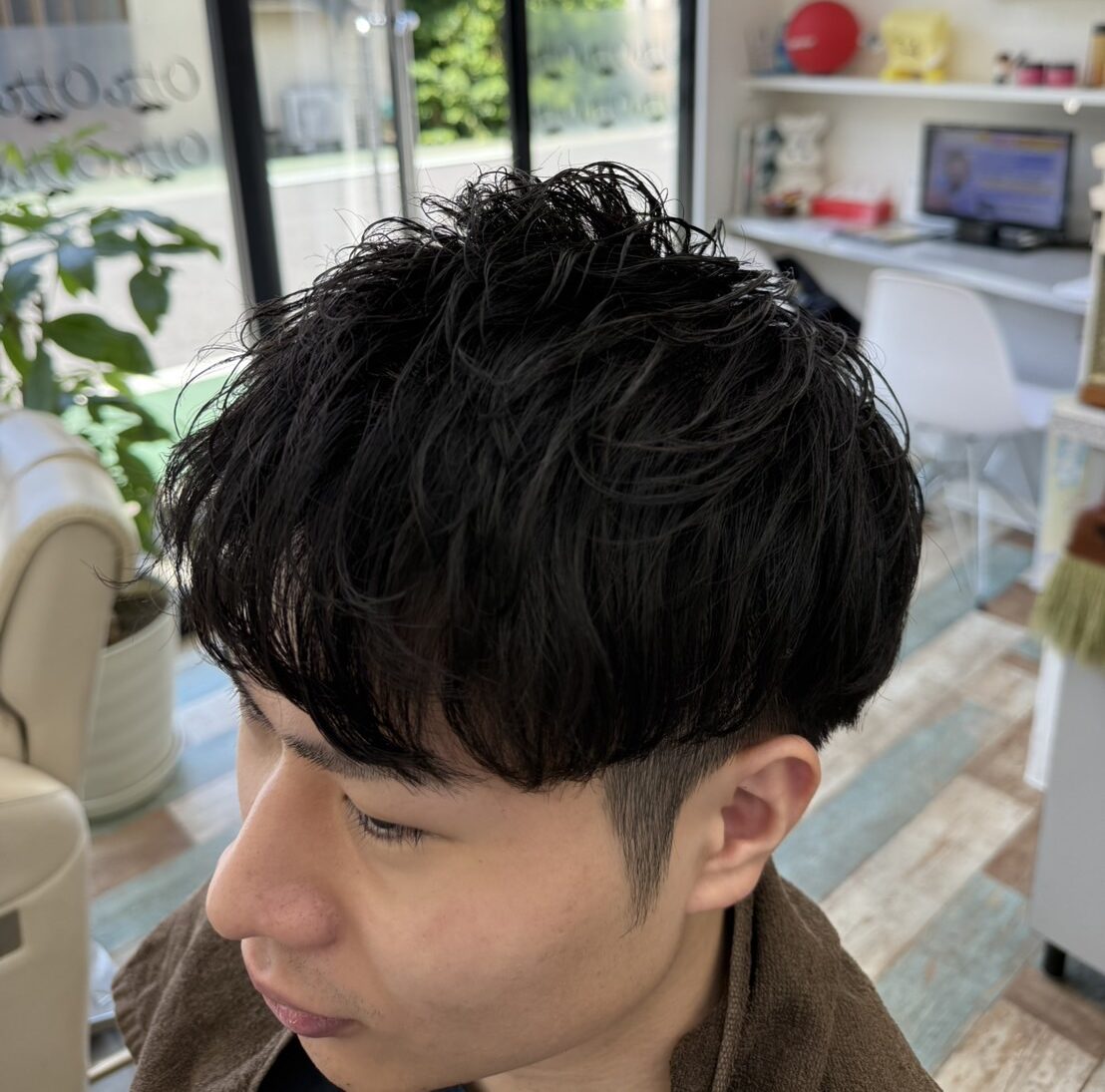 ツーブロ×パーマ