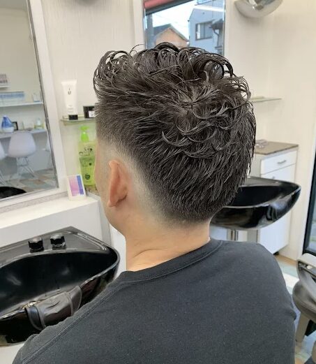 メンズカット+ハーフパーマ