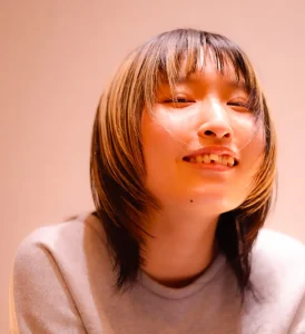 レディースカット（ウルフ）+アンブレラカラー