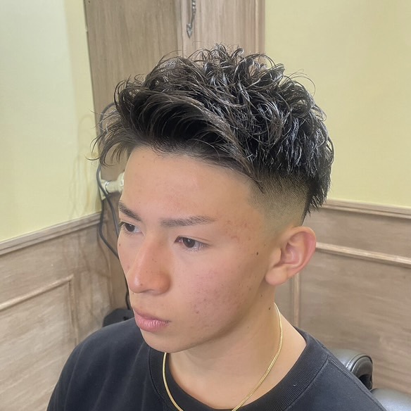 メンズフェードカットコース　