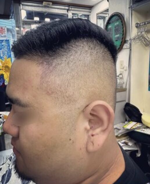 【スキンフェードコース】カット＋シェービング＋シャンプー 4,800円〜