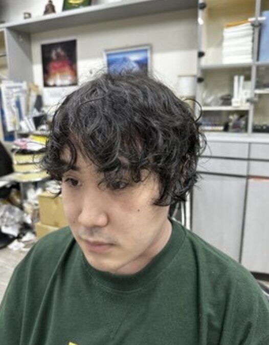 【男前パーマコース】カット＋パーマ＋シェービング