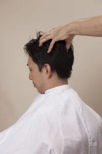 【人気No.2】デザインカット+ヘッドスパ(スチーム◎)+シェービング+眉カット　