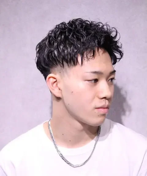 スキンフェード×ニュアンスパーマ