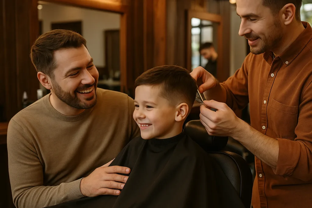 理容室で叶える“父と息子の時間” 〜かっこいいは、親子で共有する男のロマン〜