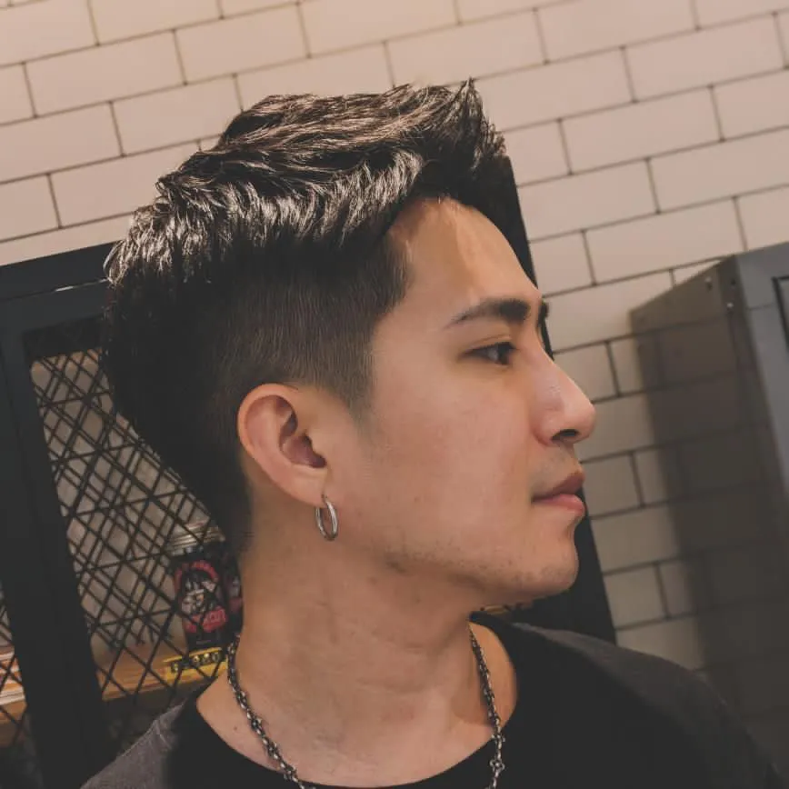 カット+アイロンパーマ　